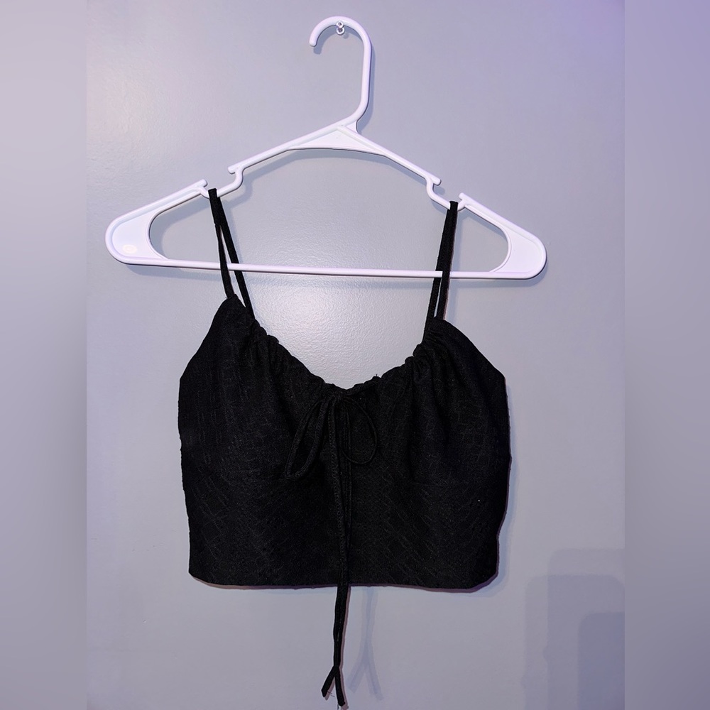 black tank top